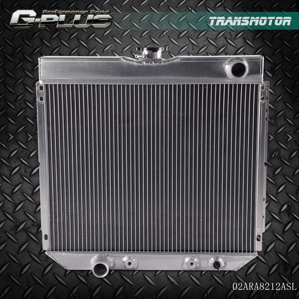 3 Row Aluminum Radiator 1967-1970 For Ford Mustang V8 //1968-1969 Ford Torino