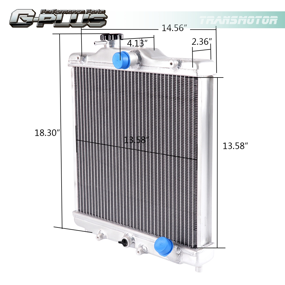 42MM 2 Row Aluminum Radiator For HONDA CIVIC D15/16 EG / EK 9200 In