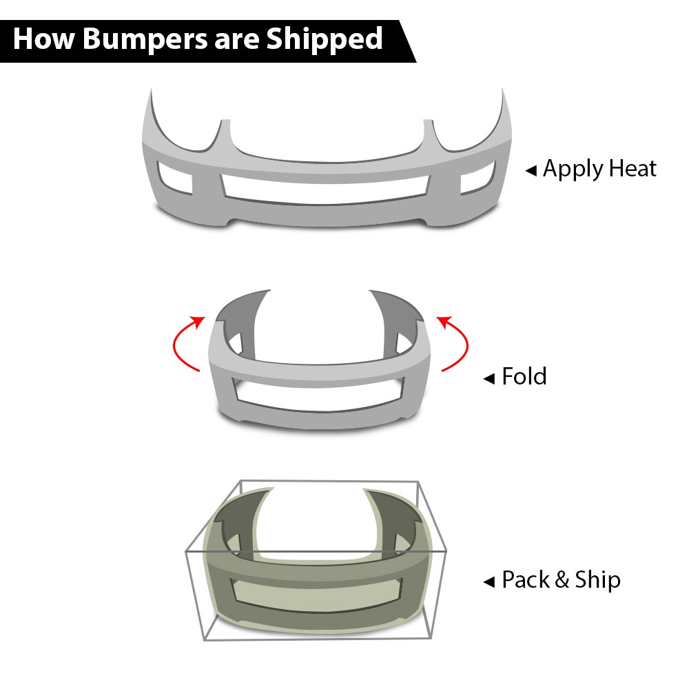 thumbnail image 2 of CHEDA 2016-2018 Toyota RAV4 Rear Bumper Cover Set (Upper & Lower) - Direct Fit 2 of 4