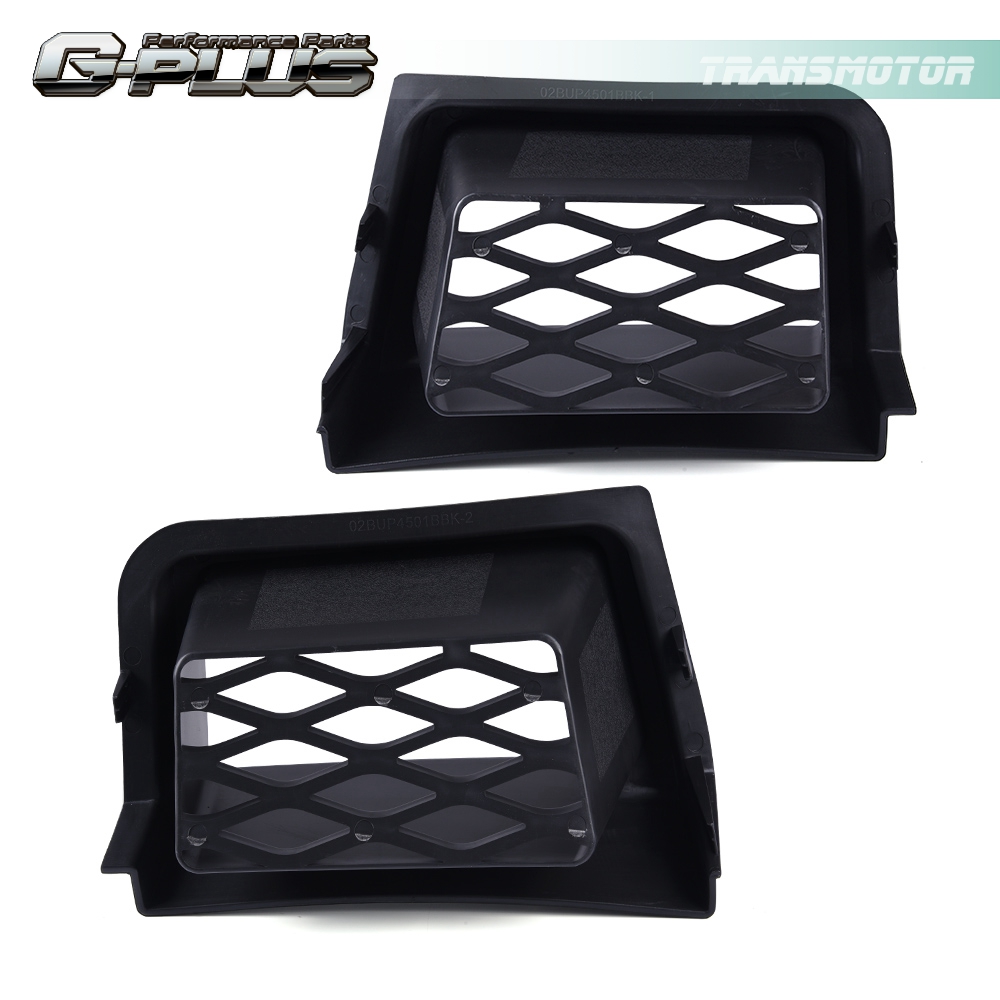 SS-Style Bumper Caliper Air Duct Insert Grille Cover For 03-07 Chevy Silverado 1500 – Pair