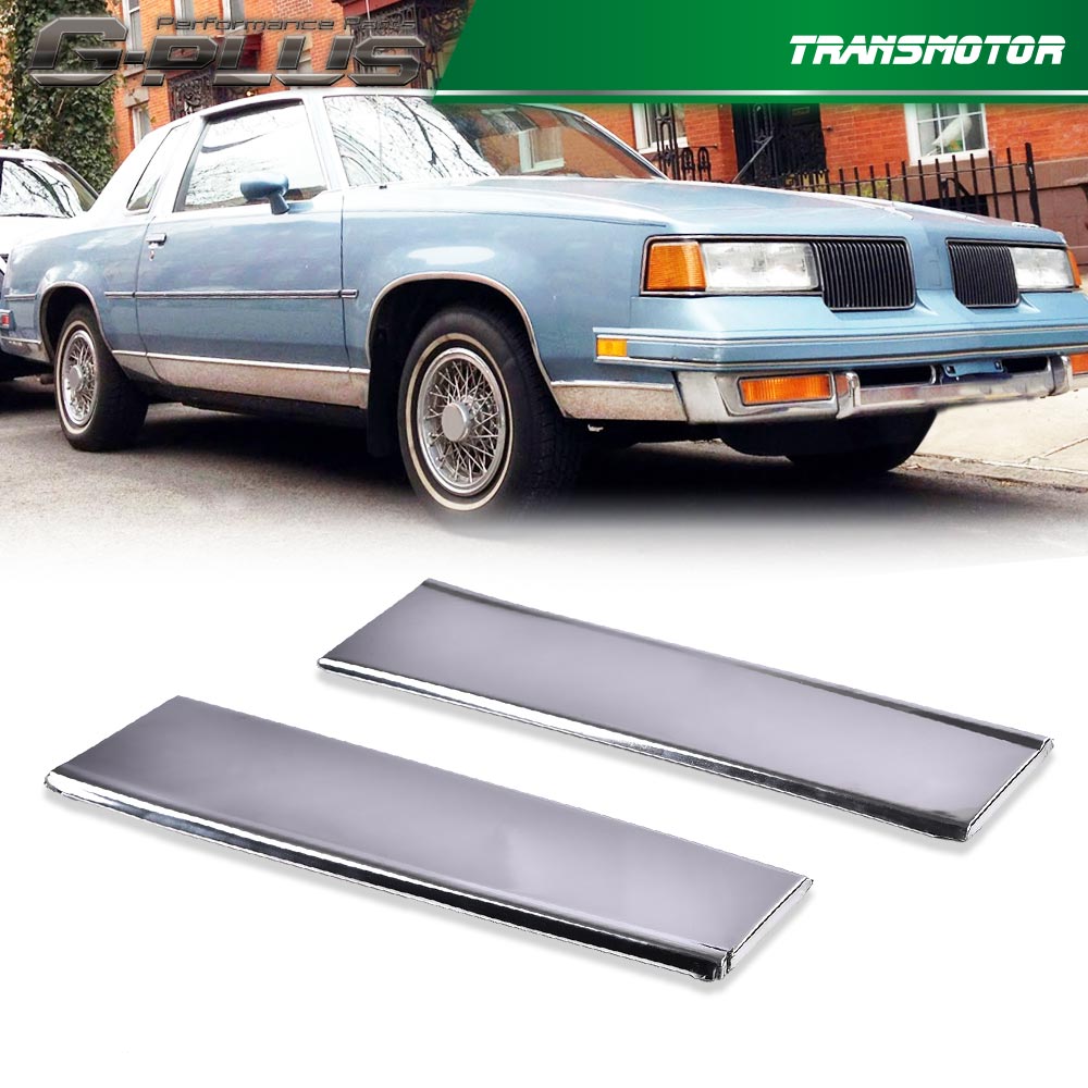 Fit For 1981-1988 Cutlass Supreme Lower Fender Chrome Molding Trim