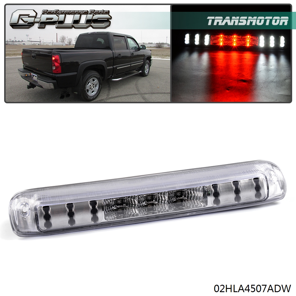 99-06 Chevy Silverado CHROME THIRD 3RD BRAKE Tail LIGHT Cover TRUCK TRIM
