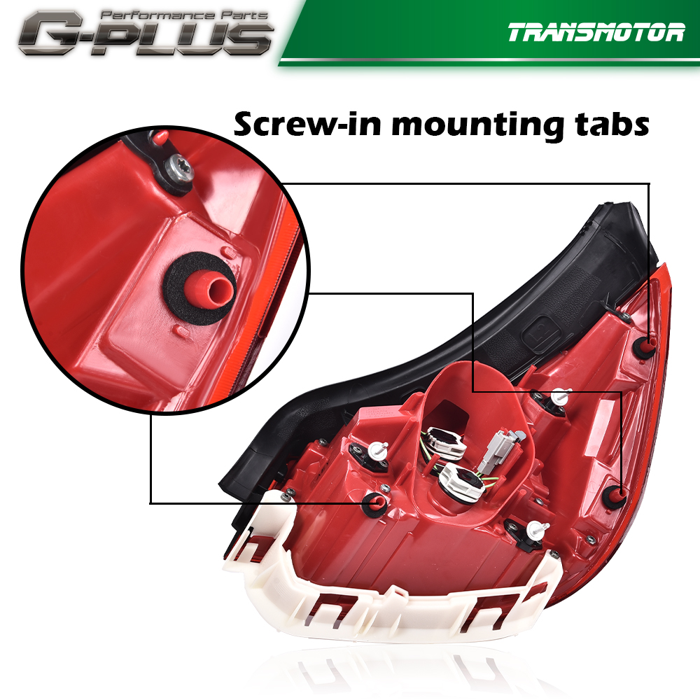 OEM 23294318 Replacement Driver Side Left Tail Light Assembly For 2013-2015 Chevy Malibu - Halogen, Red Lens Driver Left Tail Light Brake Lamp For 2013-2015 Chevy Malibu - Foto 8