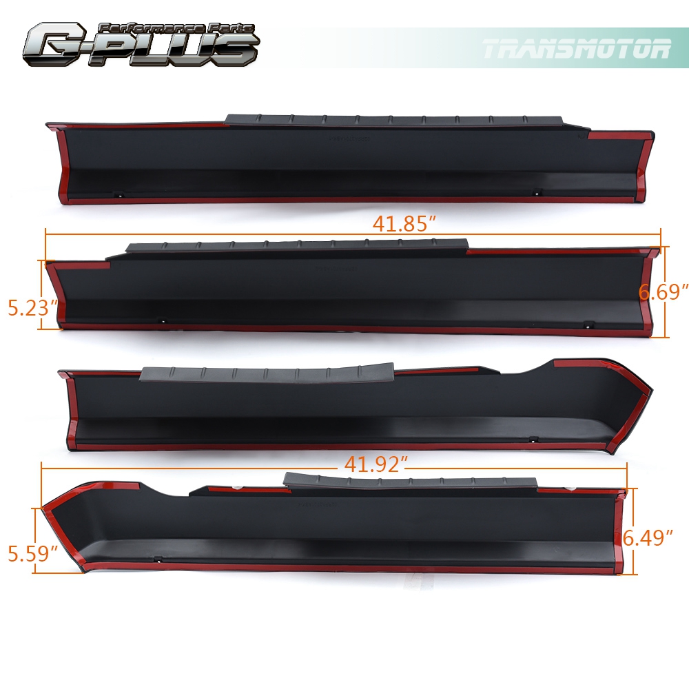 Rocker Panel Guard Sill Trim For Dodge Ram 1500 Crew Cab 20092018 eBay