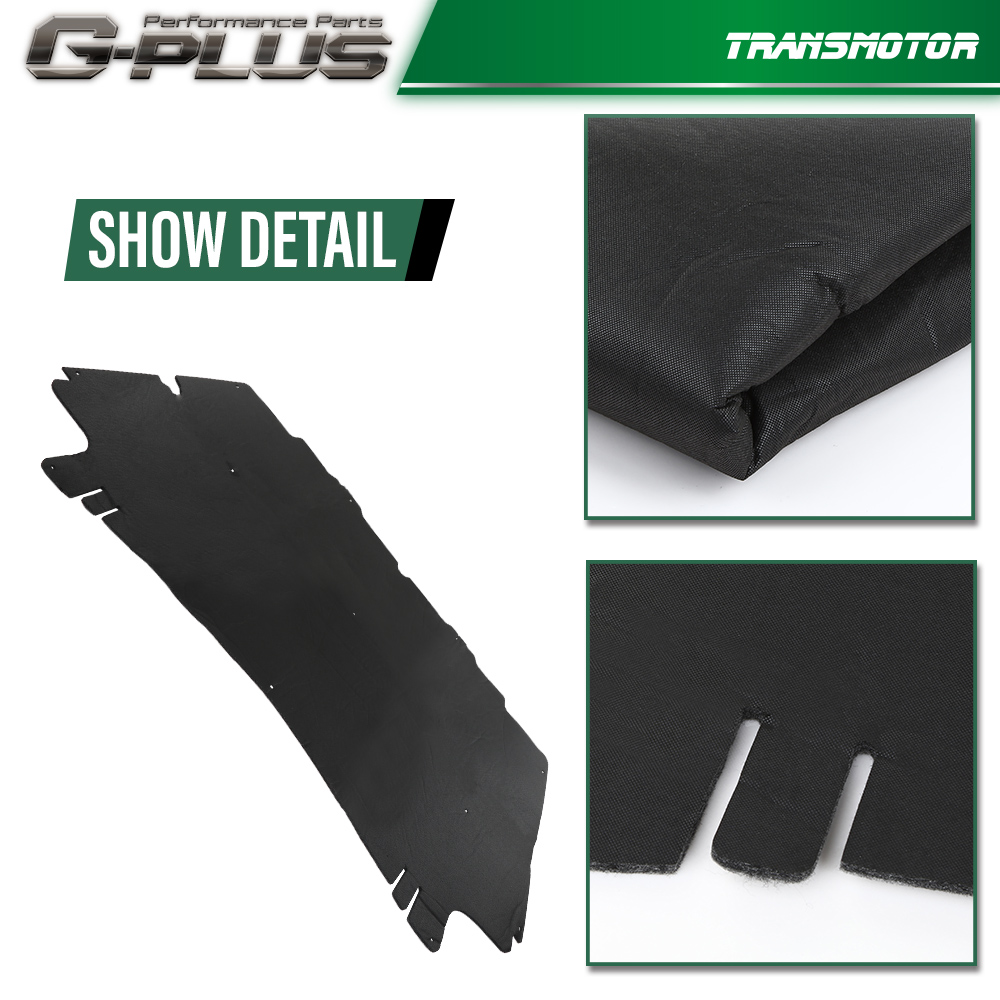 Hood Insulation Pad With Clips For 2002-2009 Dodge Ram 2500 3500 – 1/2" Heat Blanket